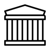 Parthenon Icon Design vector