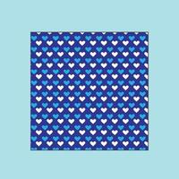 Heart pattern design vector