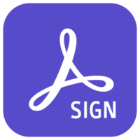 ícone do aplicativo móvel adobe sign png