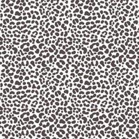 Leopard skin seamless pattern. Cheetah black and white print. Jaguar monochrome abstract ornament. Vector design.
