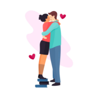 personas enamoradas png