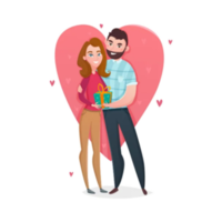 pareja enamorada png