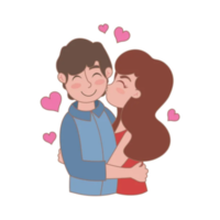 pareja enamorada png