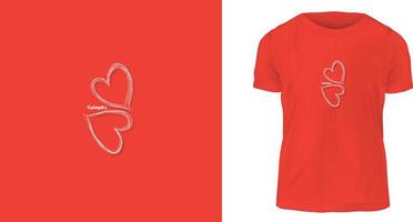 t shirt design concept, happy Valentine's Day vector