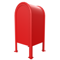 boîte aux lettres isolée sur transparent png