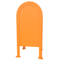 Mailbox isolated on transparent png