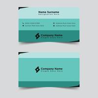 Professional business card template design vector illustration