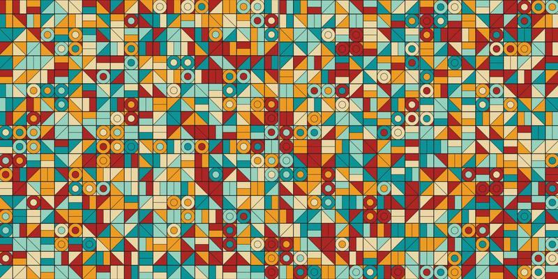 Geometric vintage background texture