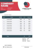 INVOICE PAD SLIP EPS FILE vector