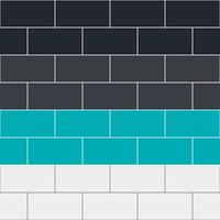 Block brick wall seamless pattern color texture background. vector