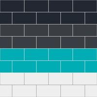 Block brick wall seamless pattern color texture background. vector