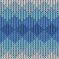 Seamless zigzag knitting pattern vector