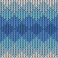 Seamless zigzag knitting pattern vector