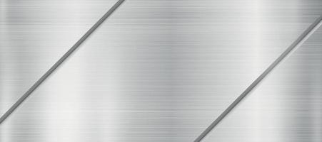 Silver galvanized texture, aluminum background web template - Vector