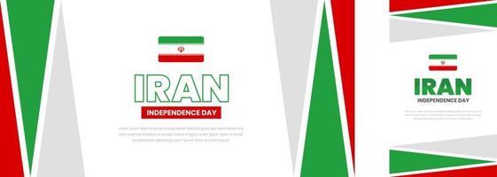 Happy Iran Independence Day Background. Islamic Republic Day 11 February Celebration Vector Design Illustration. Template for Poster, Banner, Advertising, Greeting Card, banner, Print Design Element.