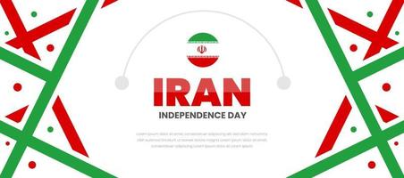 Happy Iran Independence Day Background. Islamic Republic Day 11 February Celebration Vector Design Illustration. Template for Poster, Banner, Advertising, Greeting Card, banner, Print Design Element.