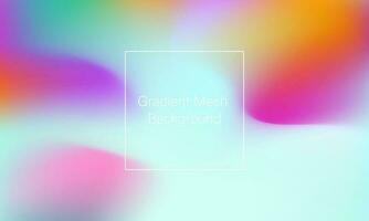 Gradient Mesh Background Colorful good for background, design, social media, wallpaper, web vector