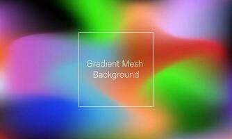 Gradient Mesh Background Colorful good for background, design, social media, wallpaper, web vector