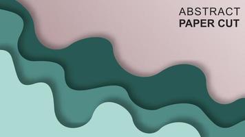 Abstract papercut style design for background. Modern background for placards, poster, banner, invitation, covers and other. Vector illustration. EPS 10.