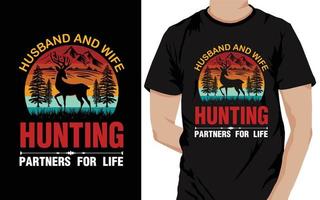 HUNTING T-Shirt DESIGN VECTOR