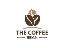 vector de diseño de logotipo de café en grano o cafetería