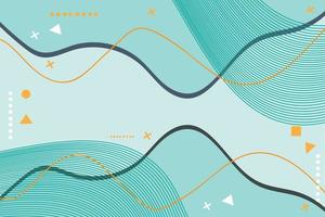 free wavy vector abstract background