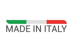 Label of Made in Italy vector