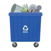 Vector illustration of Trash Bin