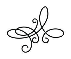 Vector illustration of Linear Squiggle