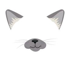 Vector illustration of Cat Mask