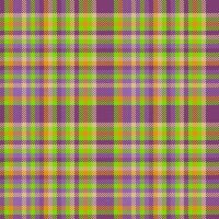 Texture seamless tartan. Pattern check textile. Plaid vector background fabric.