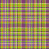 Texture seamless tartan. Pattern check textile. Plaid vector background fabric.