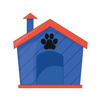 Vector illustration of animal house dog