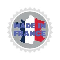 Label of Made in France vector