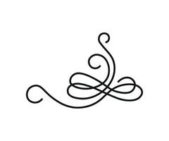 Vector illustration of Linear Squiggle