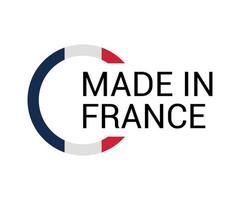 Label of Made in France vector
