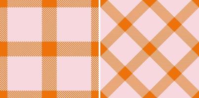 Check fabric tartan. Background seamless textile. Vector plaid texture pattern.