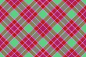 Tartan texture textile. Check vector seamless. Plaid pattern background fabric.