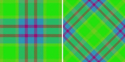 Fabric background vector. Plaid texture seamless. Textile tartan pattern check. vector