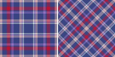 Pattern seamless background. Tartan textile fabric. Plaid texture vector check.