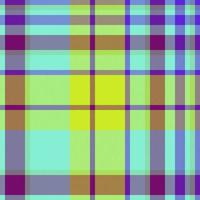 Textile texture check. Plaid pattern vector. Background seamless fabric tartan. vector