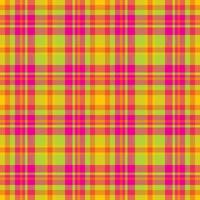 Plaid seamless pattern. Check fabric texture. Vector textile print.