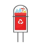 Vector illustration of Trash Bin