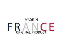 Label of Made in France vector