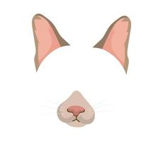 Vector illustration of Cat Mask