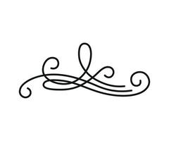 Vector illustration of Linear Squiggle