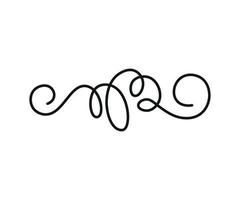 Vector illustration of Linear Squiggle