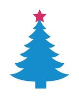 Vector illustration of christmas tree