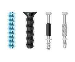 Set of Fasteners vector