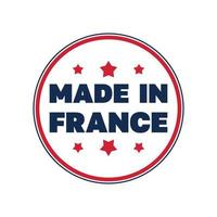 Label of Made in France vector